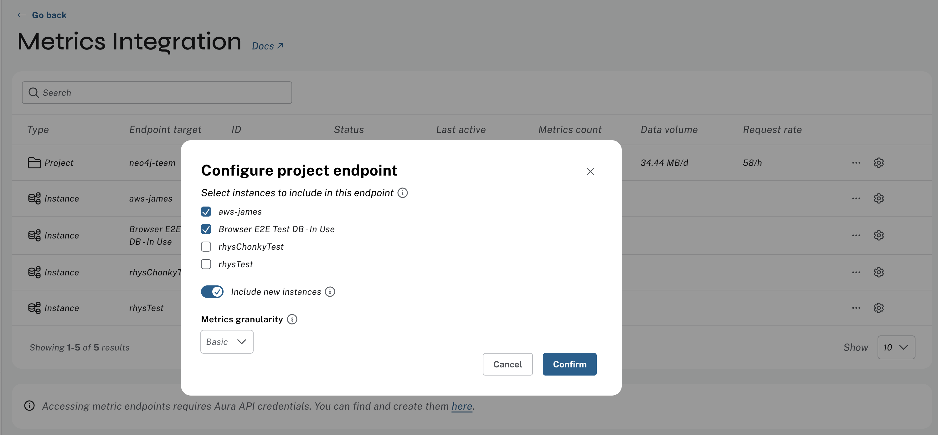 cmi project config